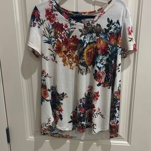 Floral Print Women's Top